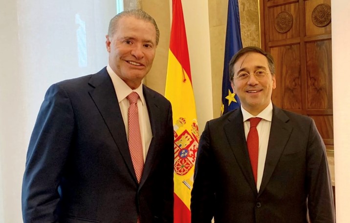 Quirino Ordaz y ministro de Asuntos Exteriores español mantienen primera “productiva” reunión