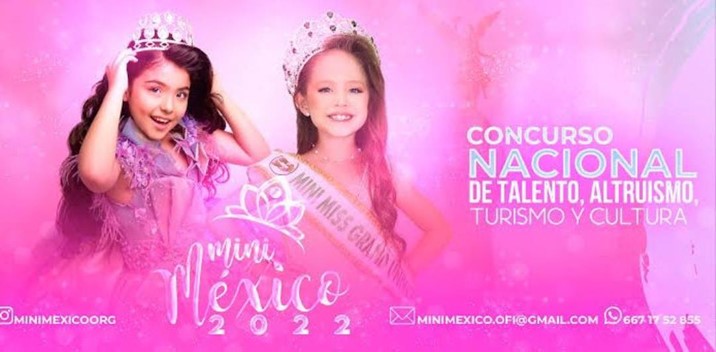 Reprueban certamen de belleza infantil “Mini México 2022; violentan derechos de niñas