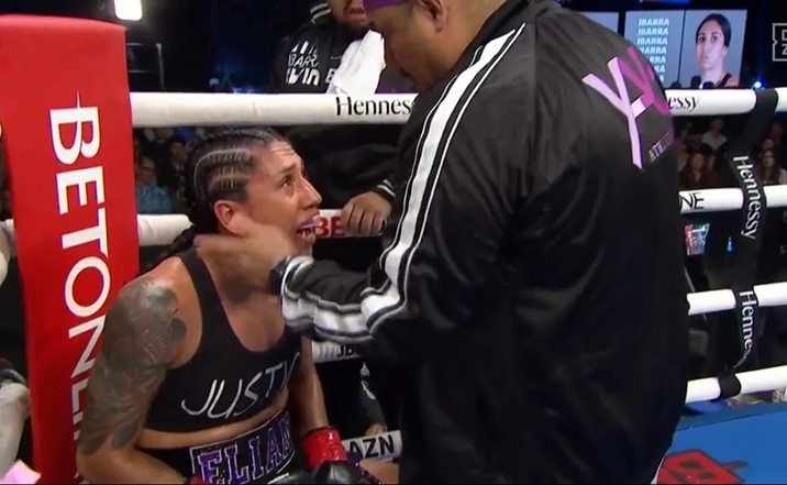 Boxeadora mexicana ruega por detener su pelea, "Quiero llegar con vida a mi casa"