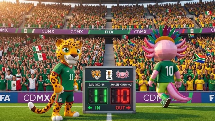 La FIFA expulsa al ajolote de Clara Brugada del Mundial 2026