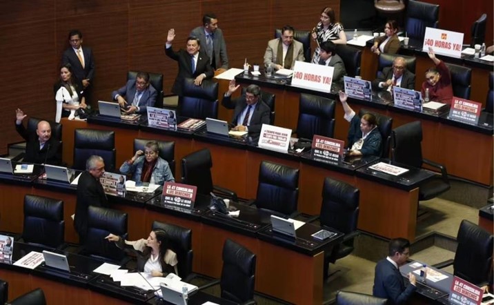 Senado avala en lo general la jornada laboral de 40 horas