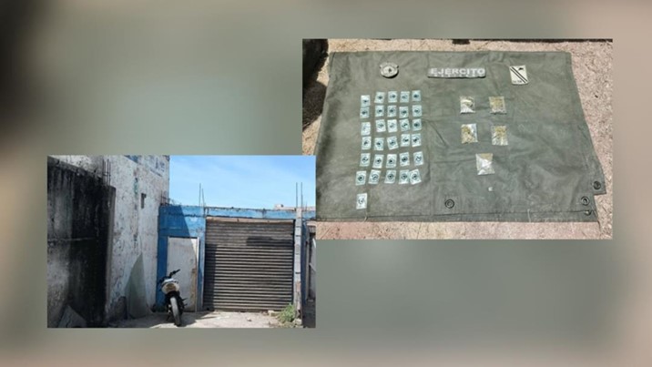 Aseguran 36 dosis de droga y recuperan motocicleta robada en Mazatlán