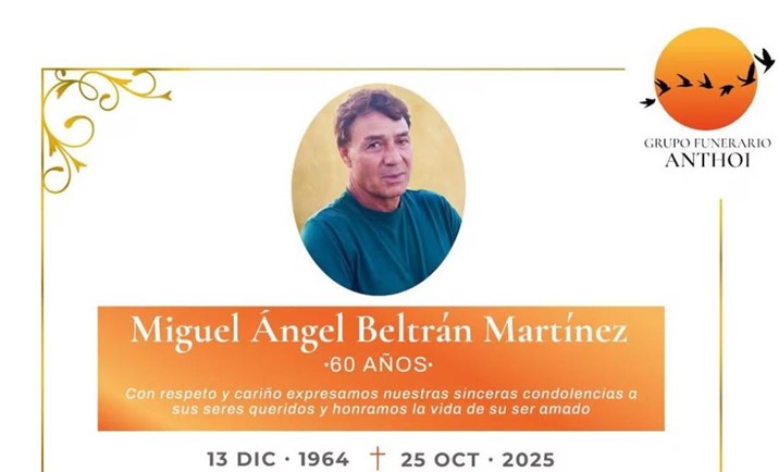 Hallan sin vida al comunicador Miguel Ángel Beltrán en Durango