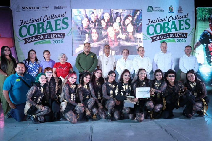 COBAES fortalece la formación integral a través del arte en el Festival Cultural Sinaloa de Leyva 2026
