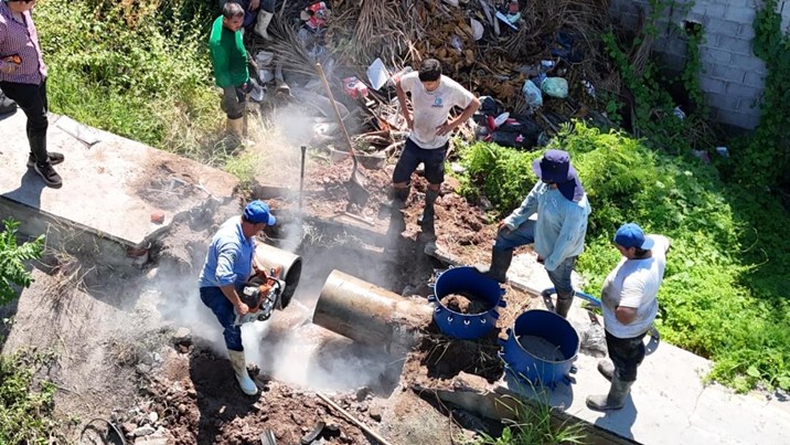Concluyen trabajos de JAPAC y comienza regreso gradual del agua en sector Humaya