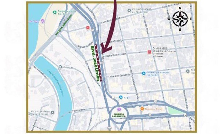 Toma tus precauciones: Cerrarán carril de norte a sur del bulevar José Limón rumbo a ‘La Canasta’