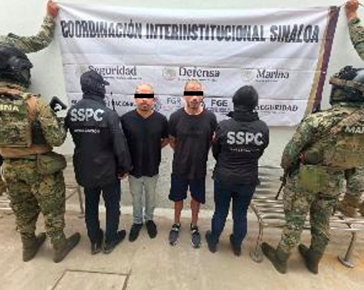 Detienen en Sinaloa a dos estadounidenses por delitos federales