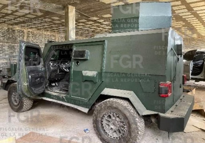 FGR asegurar otros cinco vehículos con blindaje artesanal en Guasave