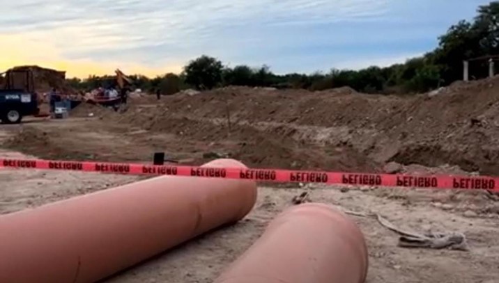 Muere trabajador y otro resulta lesionado tras derrumbe en obra del malecón de Guamúchil