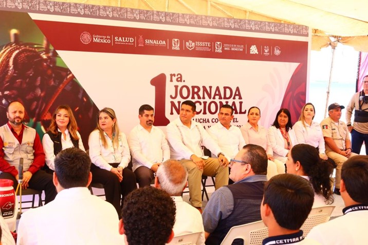 Inicia en Navolato la Primera Jornada Nacional de Lucha contra el Dengue y Chikungunya 2026