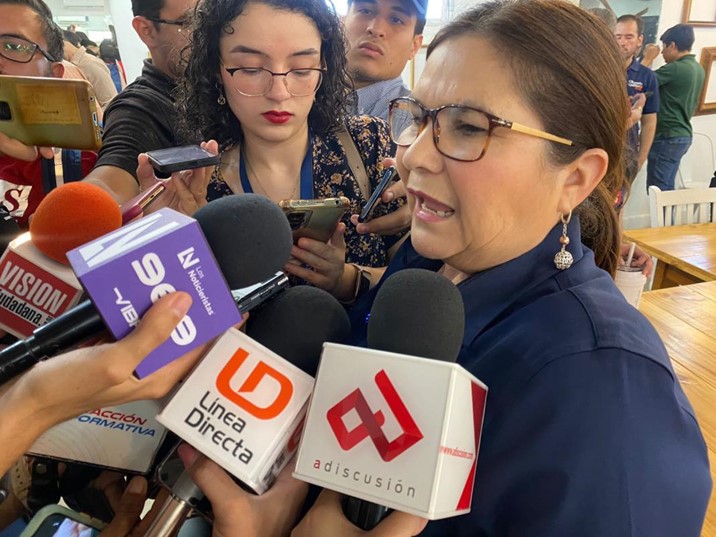 ¡Pues que sí! Imelda Castro Castro no diría que no, si Morena la designa candidata a la Alcaldía de Culiacán