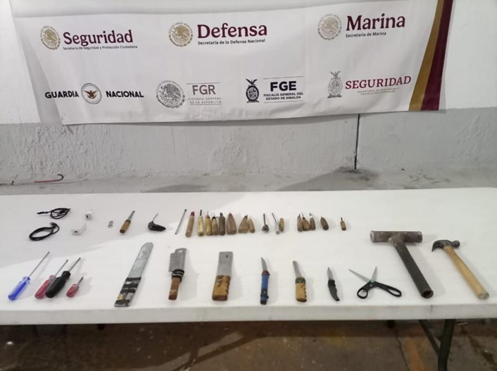  También en Ahome localizan puntas hechizas y aparatos electrónicos en el Penal Goros II