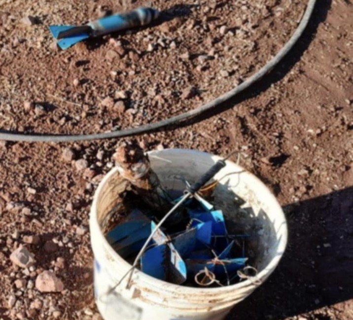 Explosivos y armas con “lanzagranadas” son aseguradas en Badiraguato