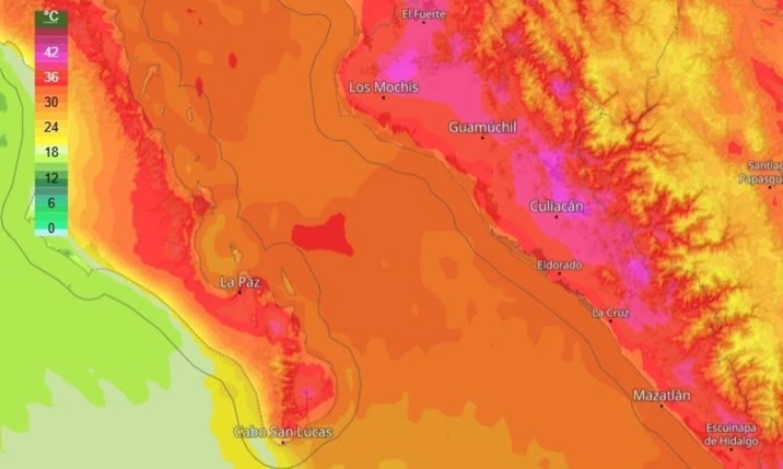 ¡Un calorón! Temperaturas por encima de los 40 grados se esperan este sábado en Sinaloa