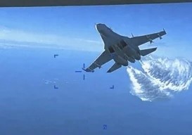 EU publica imágenes del incidente de su dron con avión ruso