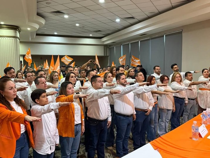 Luis Ángel Armenta toma protesta como nuevo dirigente en Culiacán de Movimiento Ciudadano