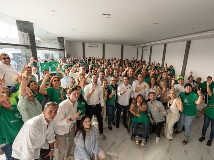Ricardo Madrid destaca crecimiento del Partido Verde en las preferencias ciudadanas