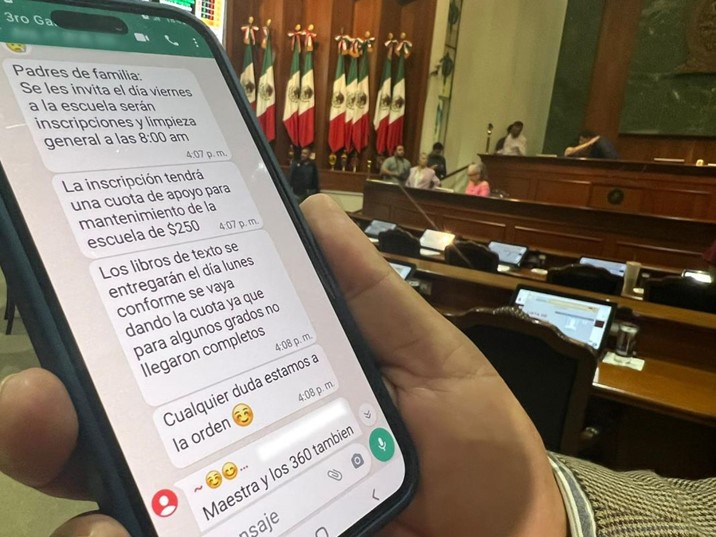 Diputado pide a padres de familia denunciar condicionamiento escolar a cuotas en planteles