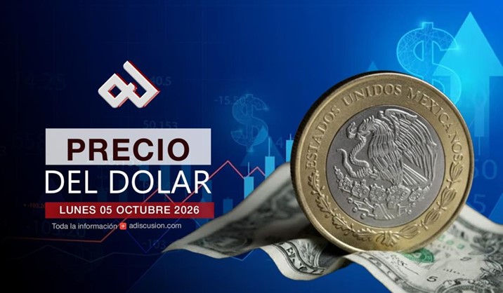 Peso mexicano inicia octubre con nueva caída frente al dólar