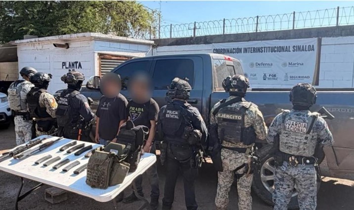 Detienen a 44 personas en una semana durante operativos en Sinaloa