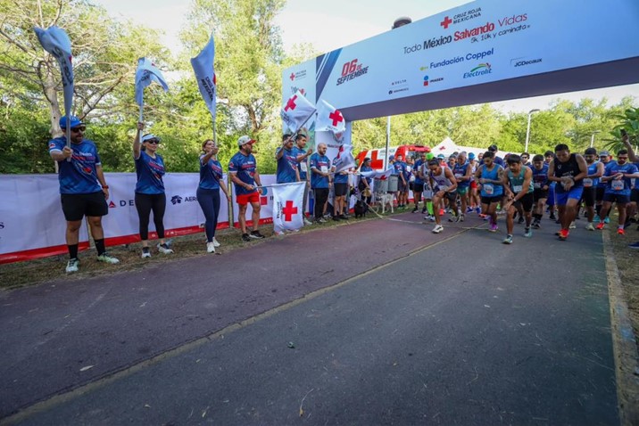 Culiacán se une a carrera nacional en apoyo de Cruz Roja