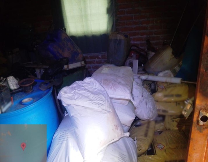 Marina desmantela laboratorio clandestino de drogas sintéticas en Culiacán