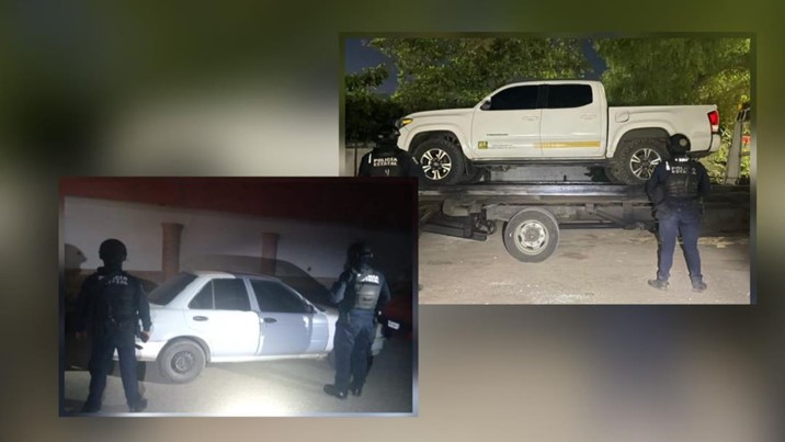 Recuperan dos vehículos robados en distintos puntos de Culiacán