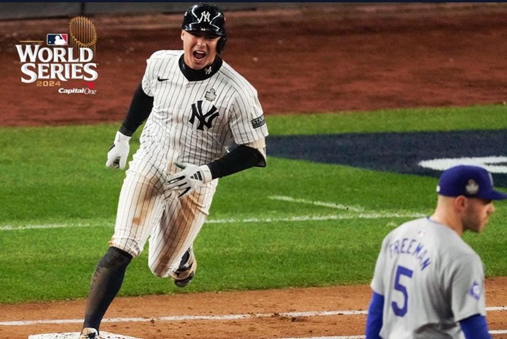 Despierta la ofensiva de los Yankees y ganan el cuarto juego con pizarra 11-4