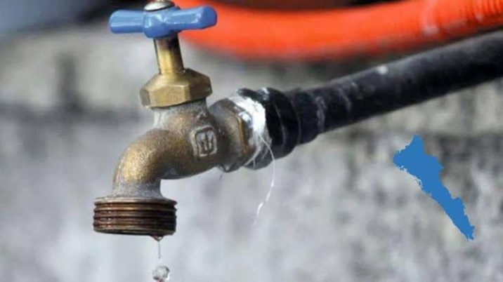 Zona sur de la ciudad Culiacán amanece con problemas de suministro de agua por ruptura en línea de distribución