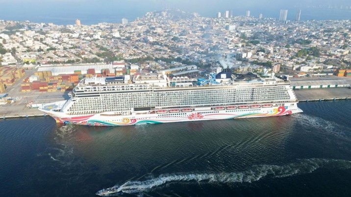 Arriba a Mazatlán el Crucero Norwegian Joy, con más de 5 mil 900 cruceristas