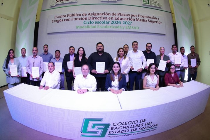 COBAES renueva 30 cargos directivos para fortalecer planteles sinaloenses