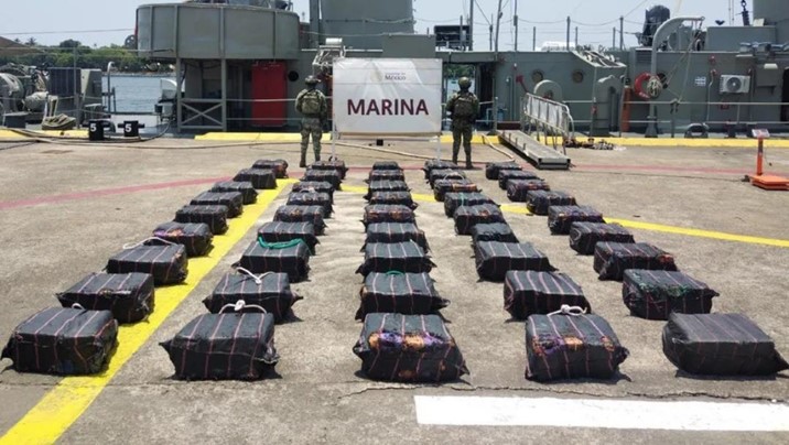 Marina decomisa más de 1.6 toneladas de cocaína en Michoacán
