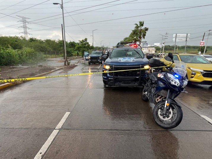 Atacan a balazos a elementos de la PEP y Policía Municipal en el sector Los Ángeles, en Culiacán 