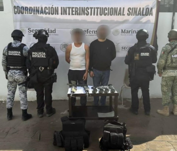  Detienen a dos civiles armados en Concordia