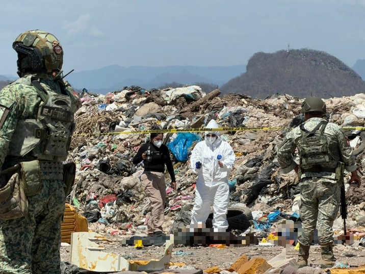 Hallan a dos hombres asesinados en el basurón municipal de Culiacán