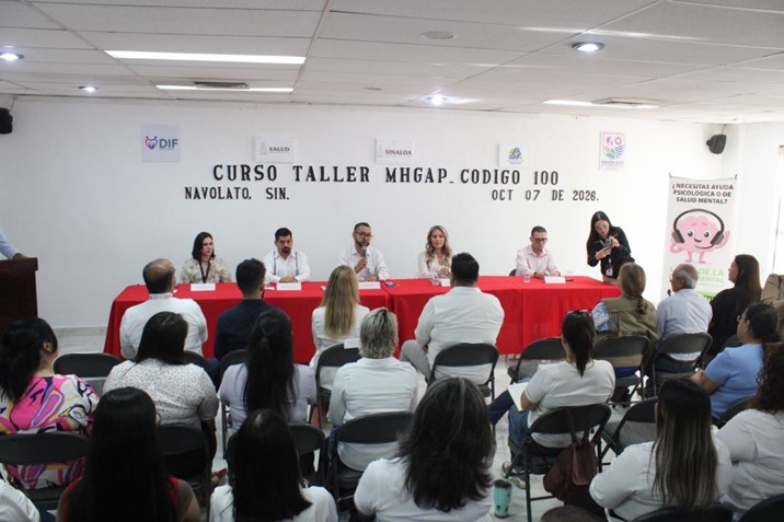 Navolato fortalece atención de salud mental con capacitación interinstitucional