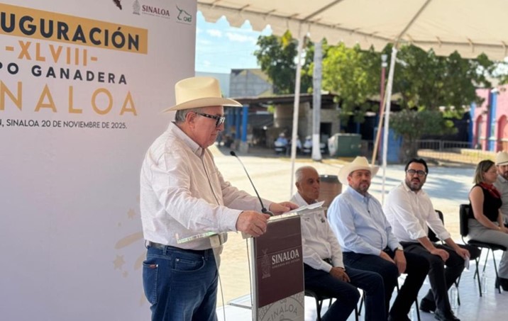  Inaugura gobernador Feria Ganadera 2025 en Culiacán 