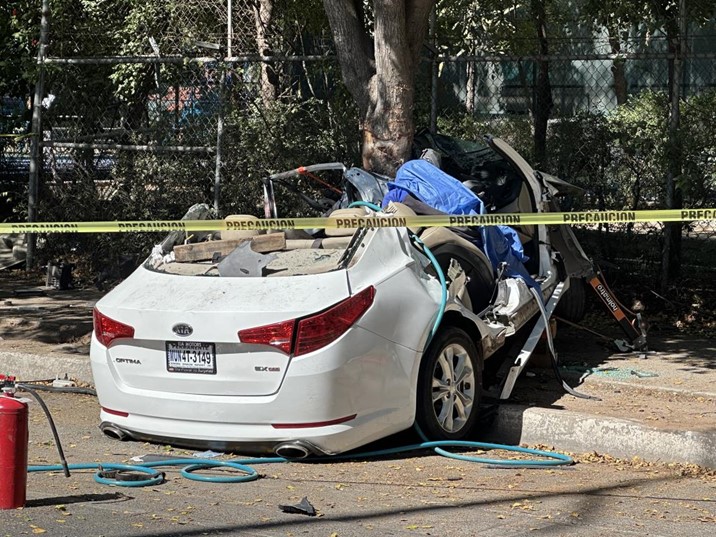 Un joven sin vida y tres más lesionados deja aparatoso accidente en Culiacán 