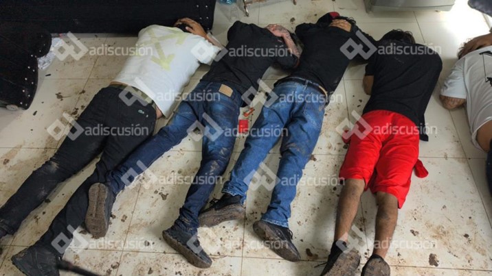 Estos son los seis hombres detenidos durante operativo en Aguaruto