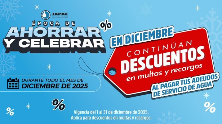 JAPAC mantiene descuentos durante el mes de Diciembre