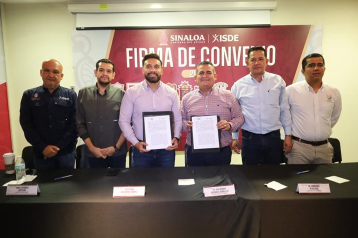 Navolato e ISDE firman convenio para fortalecer la cultura física de del municipio 