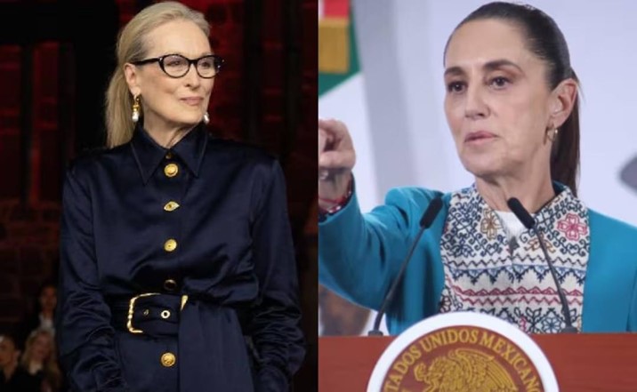  Meryl Streep se pronuncia sobre Claudia Sheinbaum en su visita a México: "Es lo que queremos de nuestros líderes"