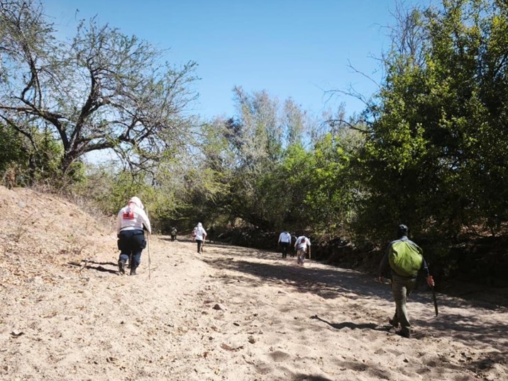 Sabuesos Guerreras encuentran osamenta en La Noria, Imala