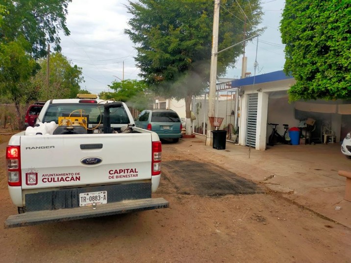 Avanza campaña de fumigación en Culiacán para prevenir el dengue
