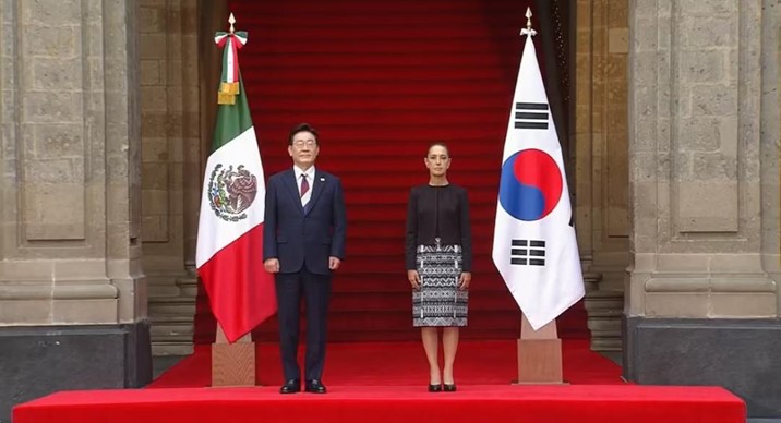 Lee Jae-myung llega a México para fortalecer relación bilateral