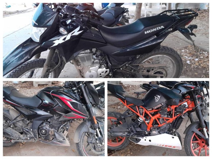 Recupera Grupo Interinstitucional tres motocicletas con reporte de robo en Mazatlán