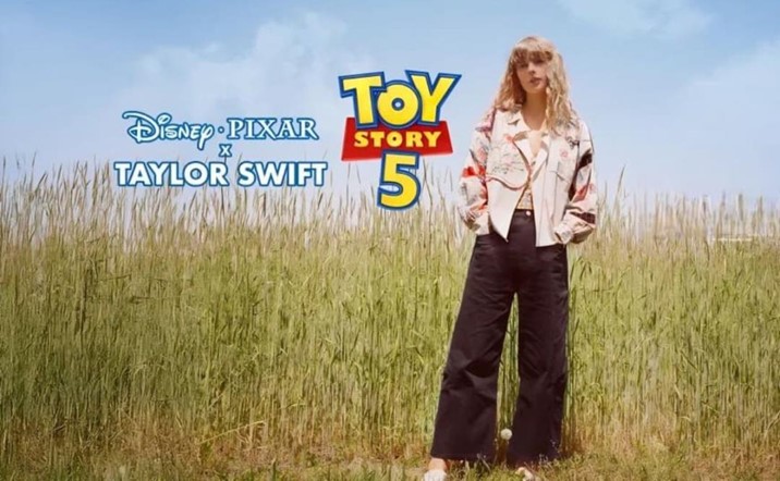 Taylor Swift anuncia nueva canción para la banda sonora de ‘Toy Story 5’