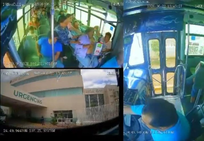 Reconocen a chofer urbano por auxiliar a pasajera con emergencia médica