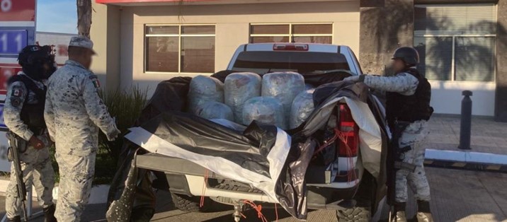 Guardia Nacional asegura 160 kilogramos de marihuana en Costa Rica