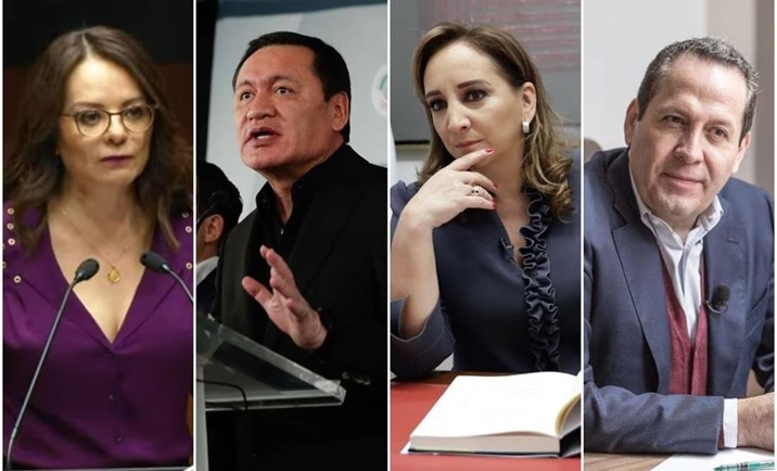 Renuncian al PRI Miguel Ángel Osorio, Claudia Ruiz Massieu, Eruviel Ávila y Nuvia Mayorga